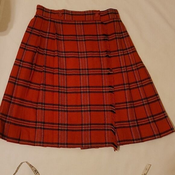 - Vintage Michele petite plaid skirt size 4 - Picture 1 of 9